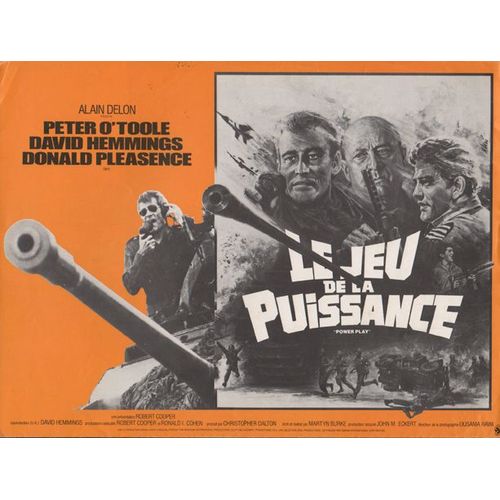 Le Jeu De La Puissance, Synopsis Dépliant, Martyn Burke, Avec Harvey Atkin, Dick Cavett, Jon Granik