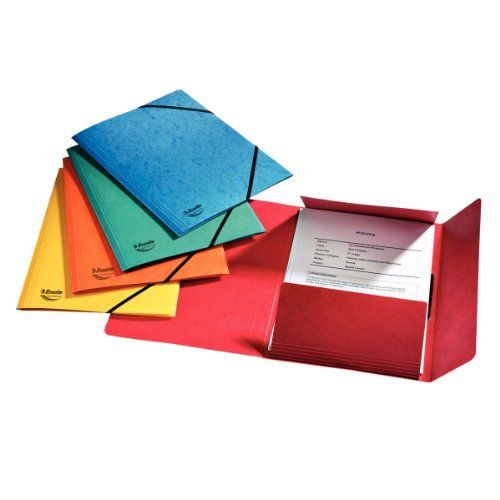 Leitz Rainbow / 15523 Chemise À Élastiques A4 Plusieurs Coloris Lot De 5 (Import Allemagne)