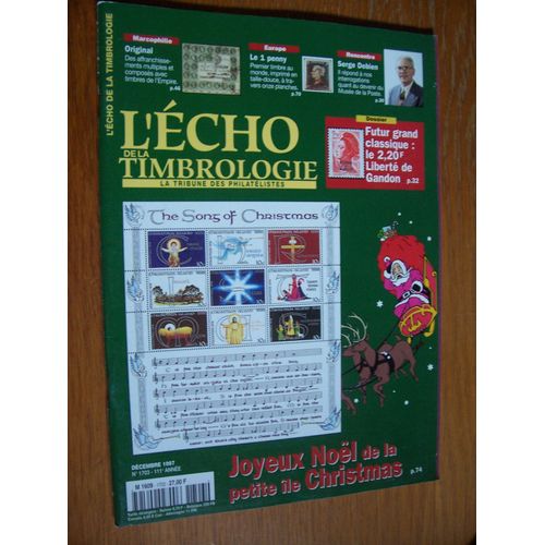 L'écho De La Timbrologie 1703