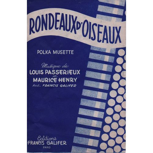 Rondeaux D'oiseaux Polka Musette