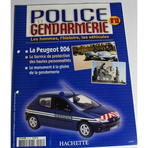 Hachette Fascicule N12 Gendarmerie Peugeot 206-Norev