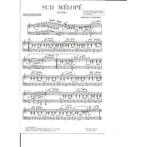 Sud Mélopé (Boléro) / Cha-Cha-Car (Cha Cha Cha)