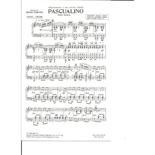 2 Pasos-Dobles : Pascualino / Toril