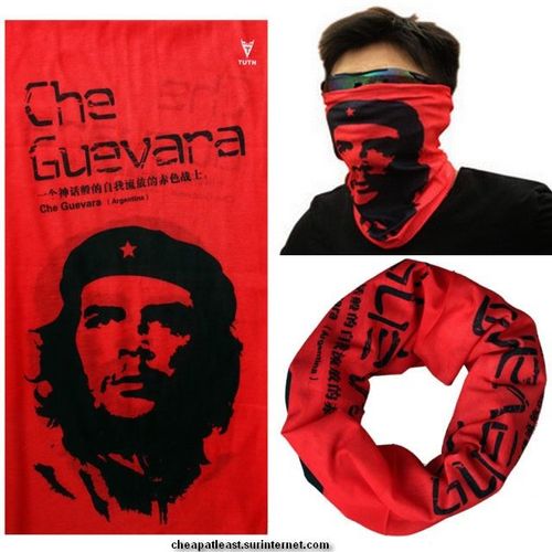 Cagoule Masque, Tour De Cou - Che Guevara - Tube Élastique Multifonction - 100% Dacron - Taille Unique  Army Skull Soldier Protection Snowboard, Ski, Moto, Vélo, Roller, Skate, Paintball, Airsoft