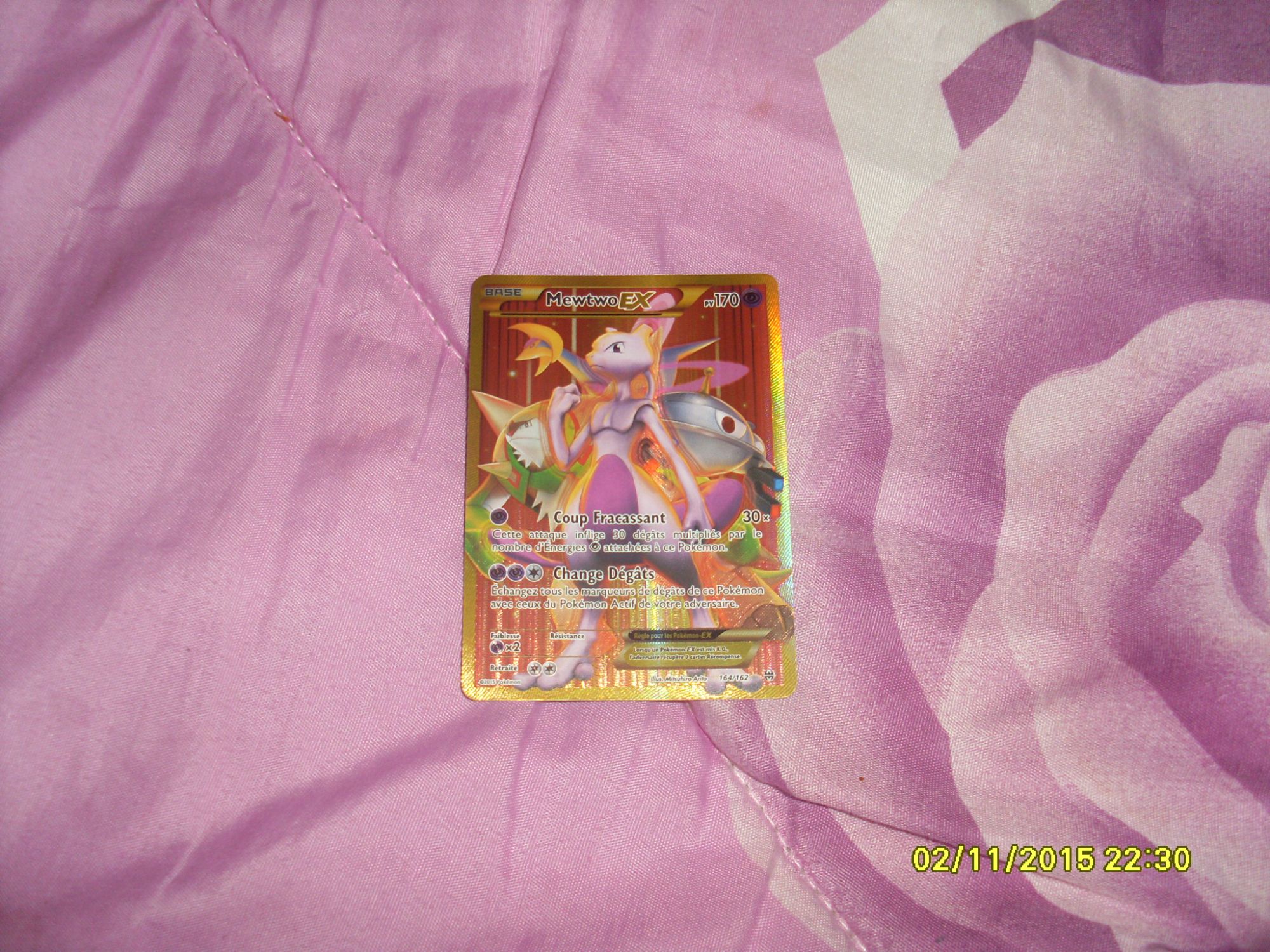 Mewtwo Ex Full Art Carte Secrete Shiny 164 162 Impulsion Turbo Rakuten