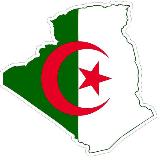 R2356 Sticker Carte Algérie