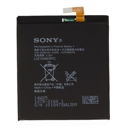 Batterie 2500mah 9.5wh 4.35v Lis1546erpc Pour Sony Xperia T3