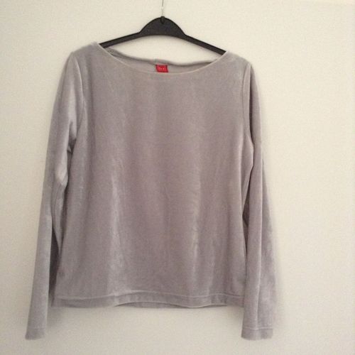 Top En Velour Gris Tex 