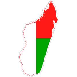 Pin's de l'amitié drapeaux Madagascar-Comores Flags