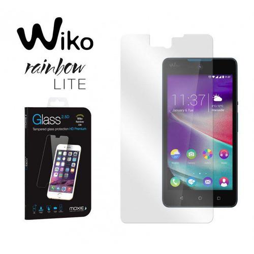 Film De Protection En Verre Trempé 2.5d Moxie Pour Wiko Rainbow Lite