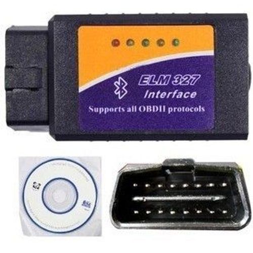 Universal Vehicle Diagnostic Tool Obd Obd2 Obd-Ii Elm327 Elm 327 V2.1 Bluetooth Car Interface Scanner Works On Android Ay071-Sz+