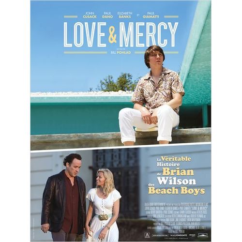 Love &/Et Mercy, La Véritable Histoire De Brian Wilson Des Beach Boys-Veritable Affiche De Cinéma Pliée-Format 40x60 Cm-De Bill Pohlad Avec Paul Dano, John Cusack, Elizabeth Banks,Paul Giamatti-2015