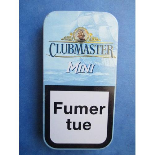 Boite Métallique De Cigarettes Vide  Clubmaster Mini.