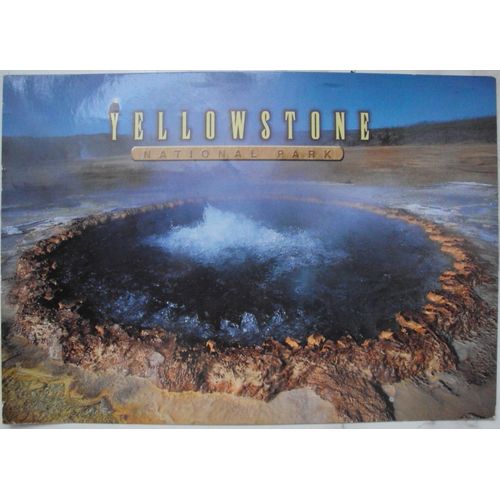 Etats-Unis..  Yellowstone - National Park : Flat Cone Spring . Au Verso Timbre Rond U.S.A. Forever . Global . Le Globe Terrestre . Oblitéré Salt Lake City 2014.