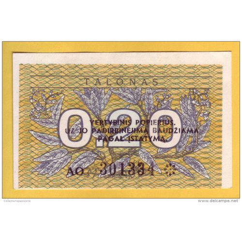 Lituanie Pk N° 30 - 0,20 Talonas