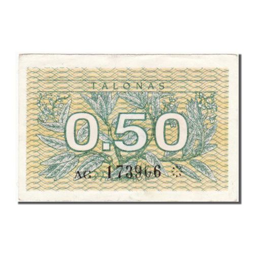 Lituanie, 0.50 Talonas Type 1991,  Pick 31