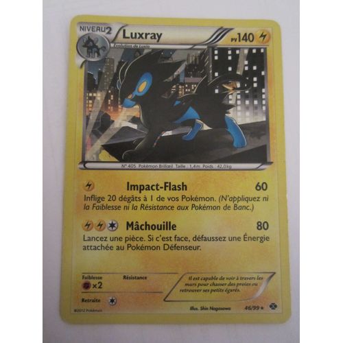 Carte Pokemon Luxray 140 Pv 46/99 Destinees Futures