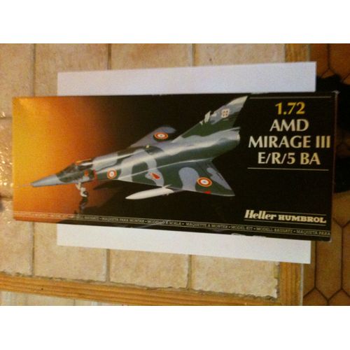 Maquette Amd Mirage Iii E/R/5 Ba 1.72-Heller