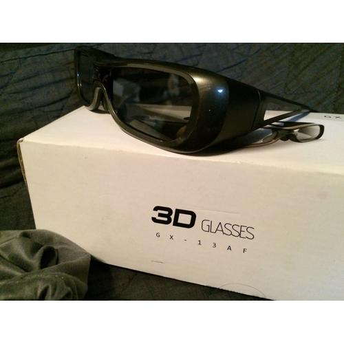 Lunettes 3d glasses gx-13af pour tv thomson