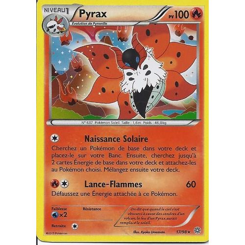 Pyrax Holo 17/98 Xy Origines Antiques