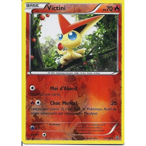 Victini 13/108 Xy6 Ciel Rugissant Pokemon