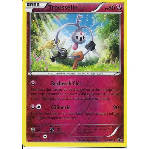 Carte Pokemon Ciel Rugissant : Trousselin 48/108 En Reverse