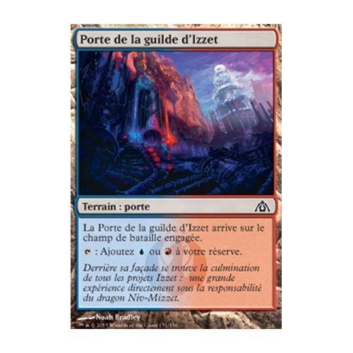 Foil - Porte De La Guilde D'izzet - Le Labyrinthe Du Dragon - C - 151/156 - Vf - 