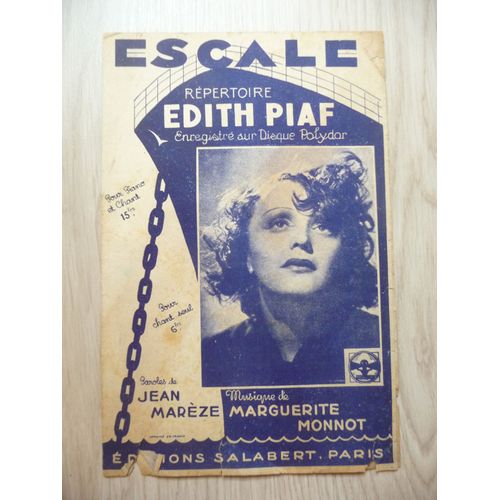 Escale Edith Piaf