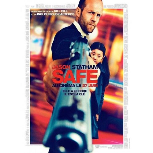 Safe - Affiche Originale De Cinéma - Format 120x160 Cm - Un Film De Boaz Yakin Avec Jason Statham, Catherine Chan, Robert John Burke - Année 2012