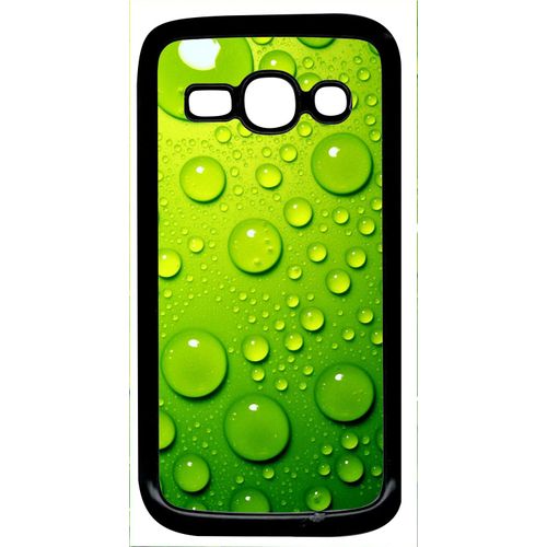 Coque Galaxy Ace 3 - Goutte D Eau Verte - Noir