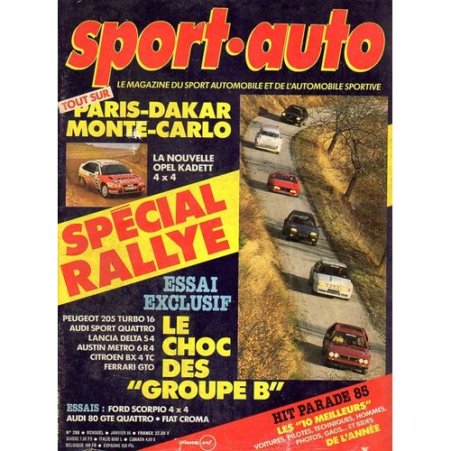 Sport Auto N°288 Janvier 1986