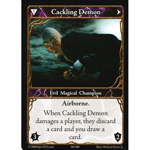 Epic Tcg : Cackling Demon - N° 30 / 300 - Vo