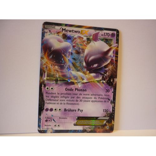 Carte Pokémon Mewtwo Ex Impulsion Turbo 61/162