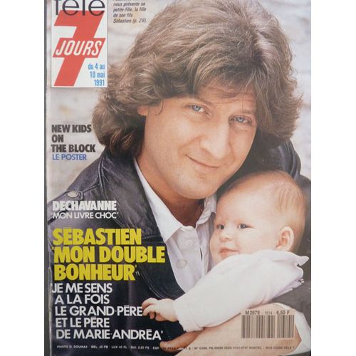 Télé 7 Jours Robert Lamoureux, Michael Landon, Twin Peaks, Dallas, François Chaumette...