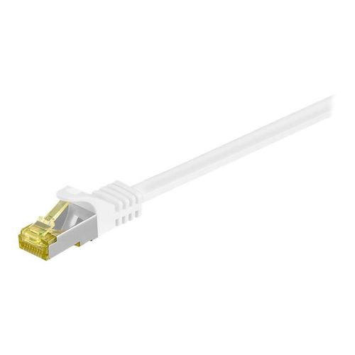 Patchkabel RJ45  S/FTP  Cat7   0.25m weiß PIMF