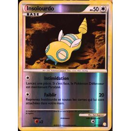 Carte Pokémon 41/123 Insolourdo 50 Pv - Reverse Heartgold Soulsilver Neuf Fr