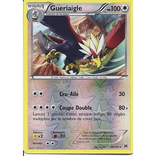 Gueriaigle Rare Reverse 130/162 Série Impulsion Turbo