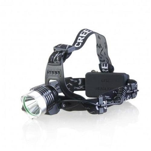 Lampe torche frontale à led rechargeable CREE 3x XM-L T6, 800 lumen