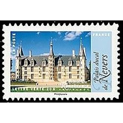 Timbre Oblitéré Palais Ducal De Nevers