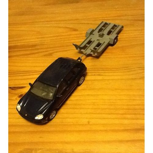 Welly Porsche Cayenne Plus Remorque Porte Motos