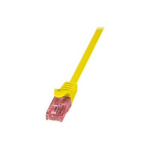 LogiLink PrimeLine - Cordon de raccordement - RJ-45 (M) pour RJ-45 (M) - 1.5 m - SFTP, PiMF - CAT 6a - sans halogène - jaune