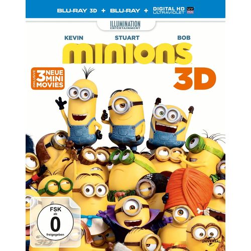 Minions (Blu-Ray 3d, + Blu-Ray 2d)
