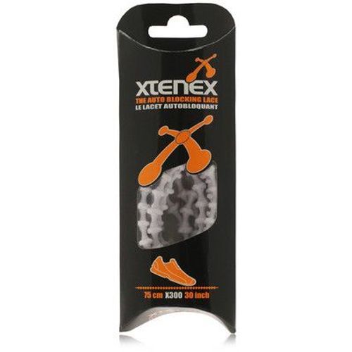 Xtenex  Hommes Femmes Lacets Pour Chaussure Auto Lock Blanc Verni Elastique