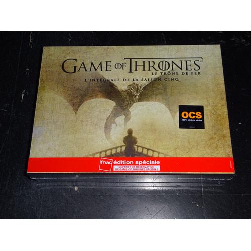Coffret De Pré Réservation Game Of Thrones Saison 5 Dvd Edition Spéciale