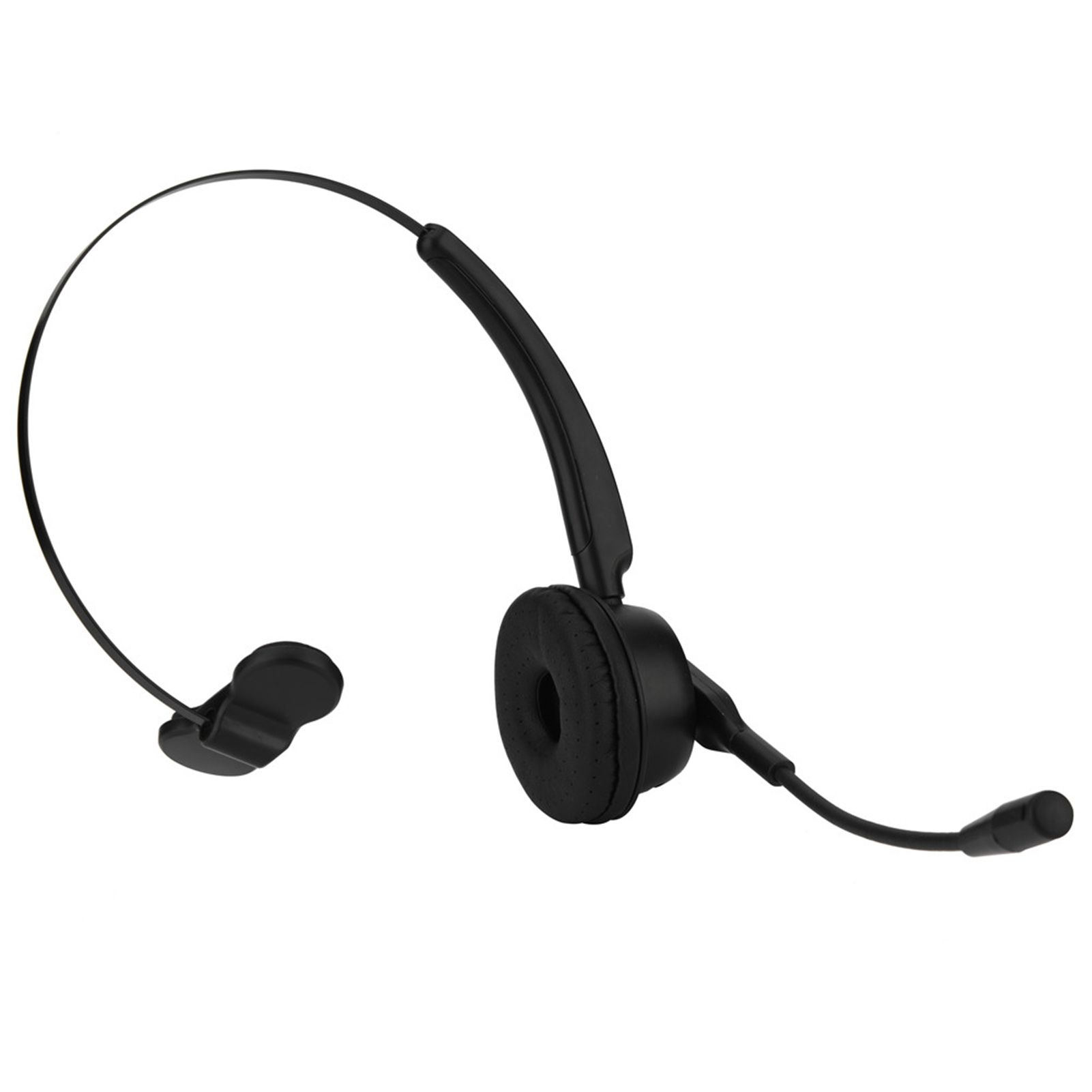 Casque Bluetooth pour centre d'appels, 12 heures, suppression du bruit des appels, casque d'écoute Bluetooth pour centre d'appels