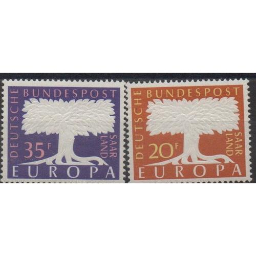 Allemagne ( Sarre ) Timbres Europa 1957