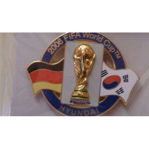 Pin's Fifa Coupe Du Monde Germany 2006 Partenaire Hyundai
