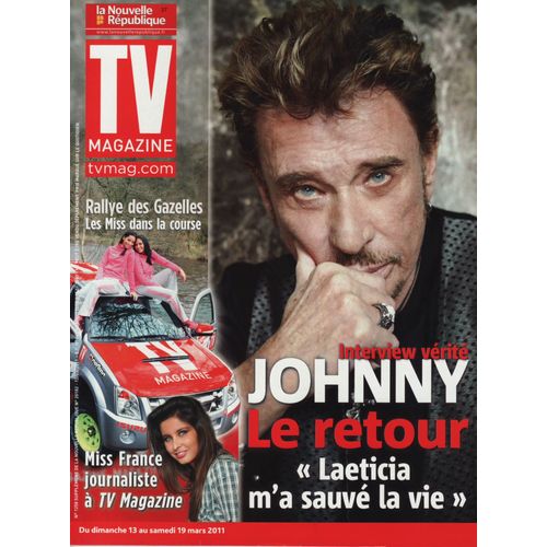 La Nouvelle République Tv / 12-03-2011 N°1258 : Johnny Hallyday (2,5p) - Virginie Ledoyen (1p)