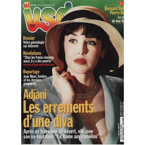 Vsd / 19-10-2000 N°1208 : Isabelle Adjani (5p) - Monica Bellucci (2p) - Sophie Duez (1p)