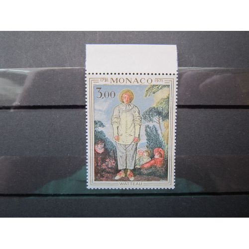 Monaco. Timbre N°878 (1972). 250eme Anniversaire De La Mort D Antoine Watteau